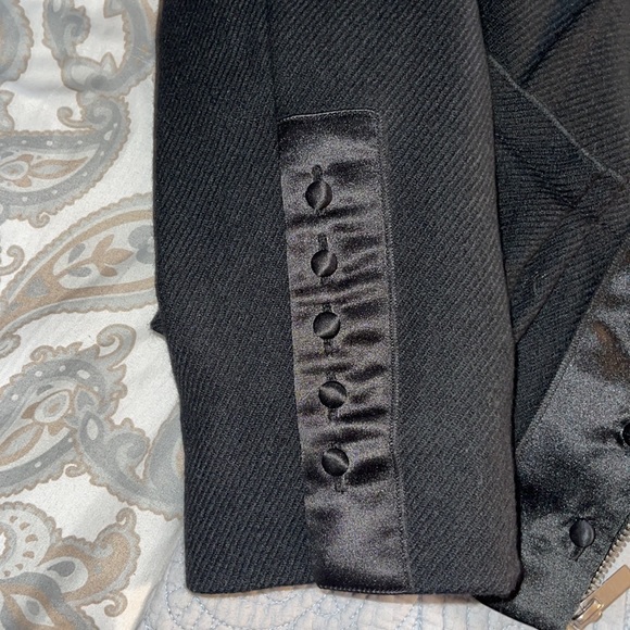 BGBGmaxazria black peplum military style jacket Medium - Picture 12 of 16